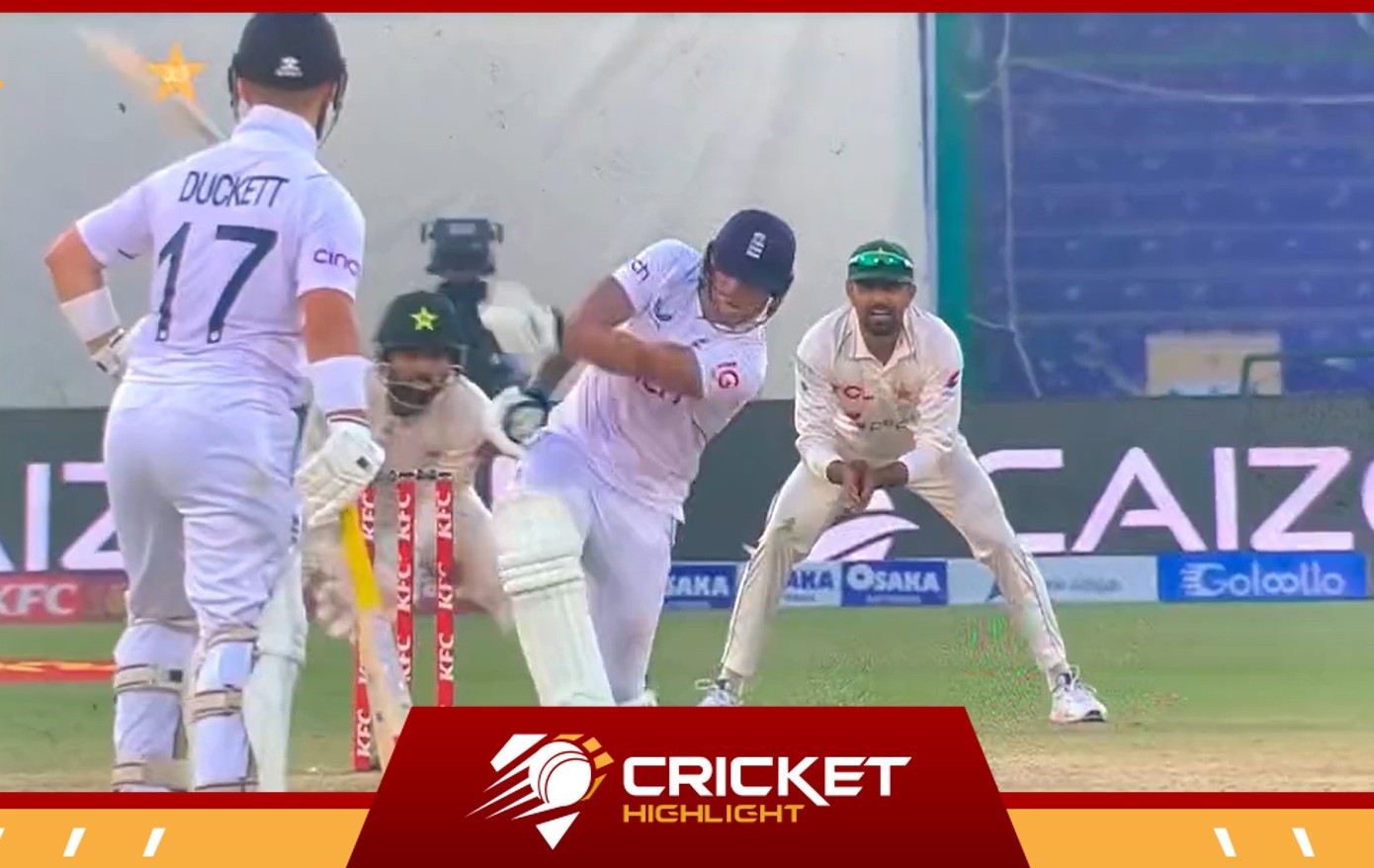 ENG vs PAK: बेन स्टोक्स का छूटा बल्ला पहुंचा लेग अंपायर तक  