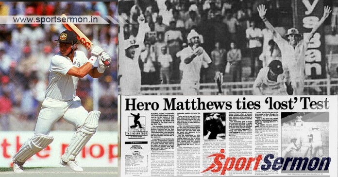 Memorable India v Australia Encounters at Chennai  