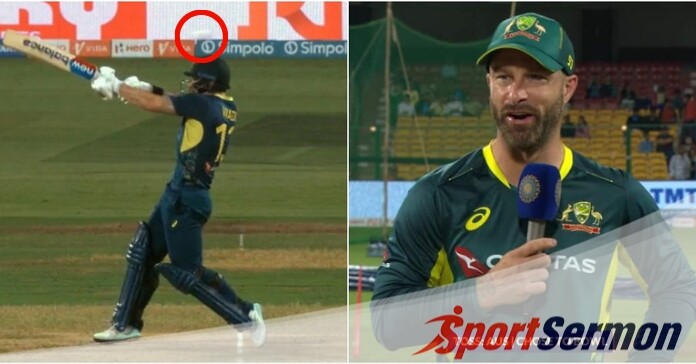 Matthew Wade Fumed Over Umpire's Decison in Last Over   Matthew Wade Fumed Over Umpire's Decison in Last Over