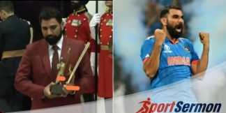 Mohammad Shami Receives Prestigious Arjuna Award  