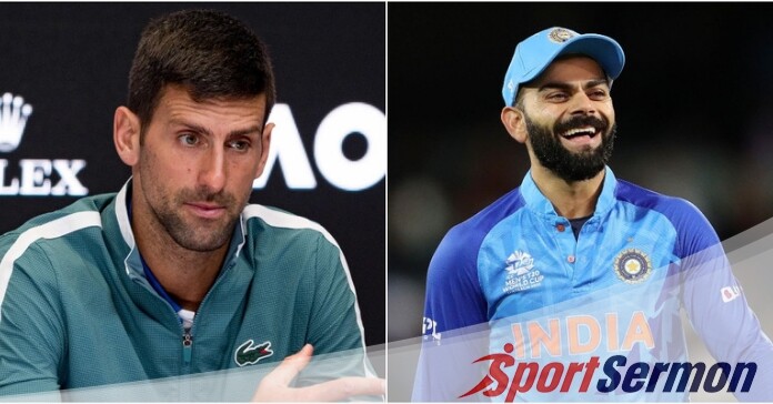 Novak Djokovic opens up about friendship with Virat Kohli   Novak Djokovic opens up about friendship with Virat Kohli