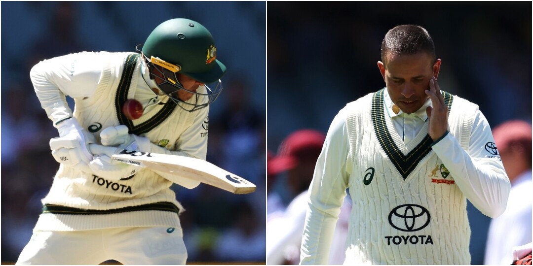Usman Khawaja Doubtful for Second Test After Blow to Jaw   Usman Khawaja Doubtful for Second Test After Blow to Jaw