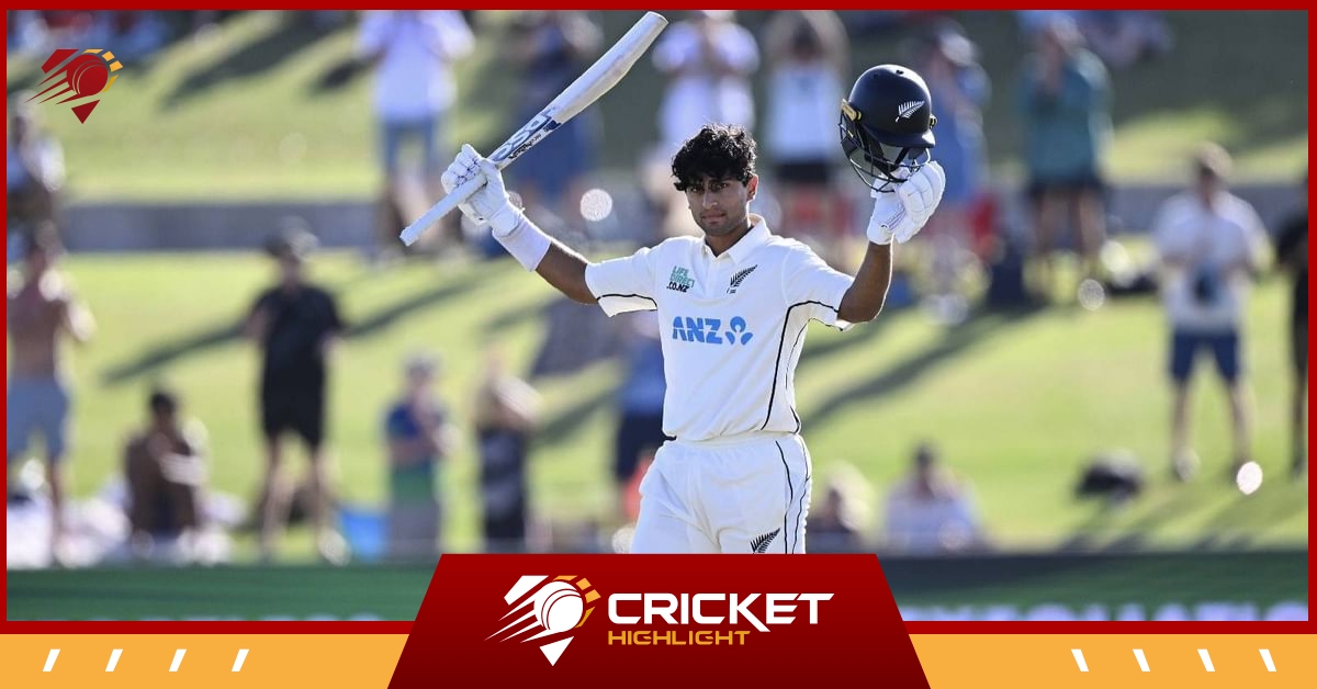 Rachin Ravindra ने Double Century के साथ तोड़ा रिकॉर्ड बुक  