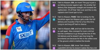 Heinrich Klaasen Sends Twitter flooding after SA20 assualt  