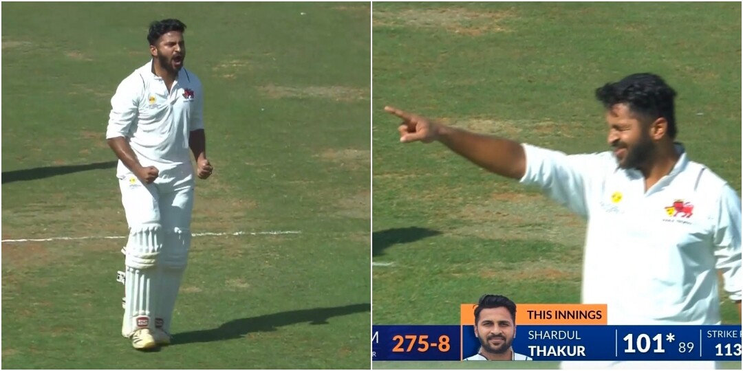 Mumbai's Shardul Thakur Smashes Maiden First-Class Century   Mumbai's Shardul Thakur Smashes Maiden First-Class Century