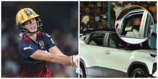 Perry Powers RCB to Win, Shatters Car Window in Banglore  