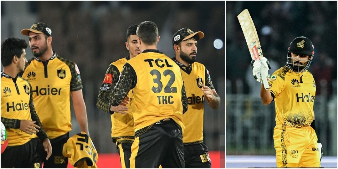 Babar's Peshawar Zalmi Books Berth in PSL 09 Play Offs   Babar's Peshawar Zalmi Books Berth in PSL 09 Play Offs