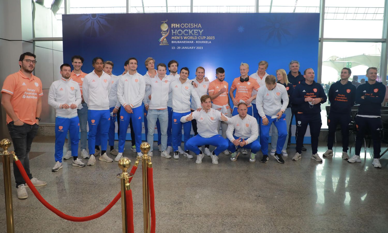 Hockey World Cup खेलने के लिए भुवनेश्वर पहुंची Netherland Hockey Team  