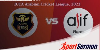 AJH vs ALP Live Score, Match 3, ICCA Arabian T20 League  