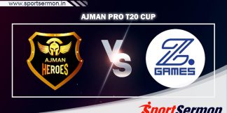 AJH vs ZGS Live Score, Match 6th, Ajman Pro T20, 2023  