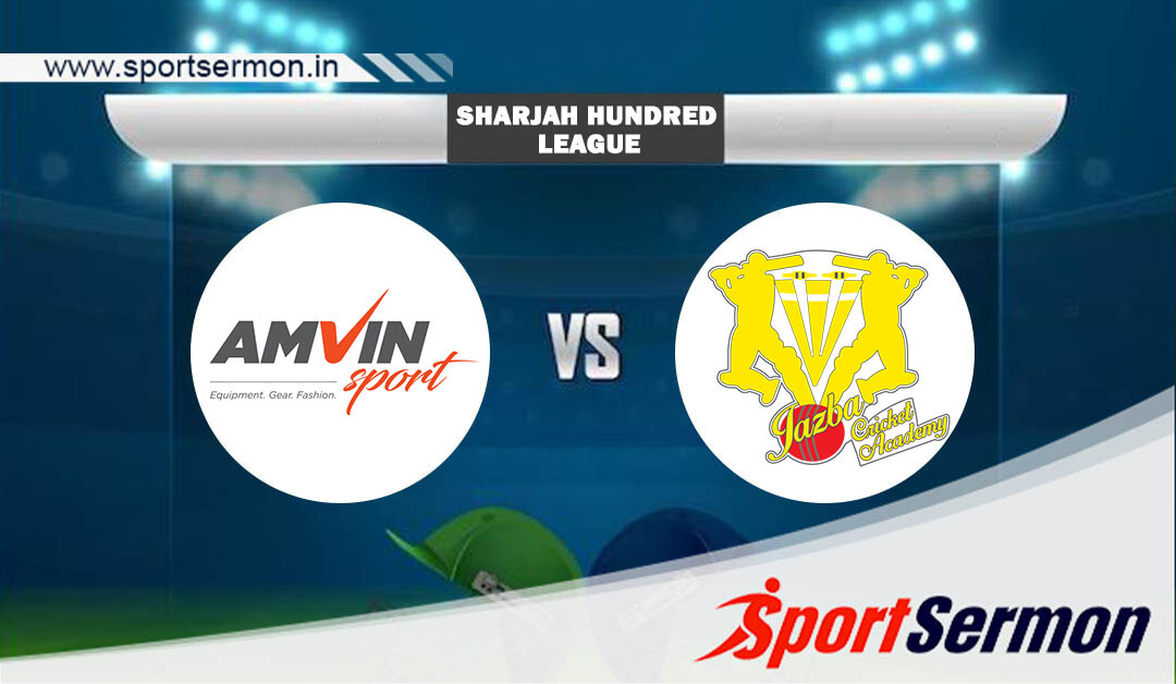 AMV vs JCA Live Score, Match-6, Sharjah Hundred League 2023  
