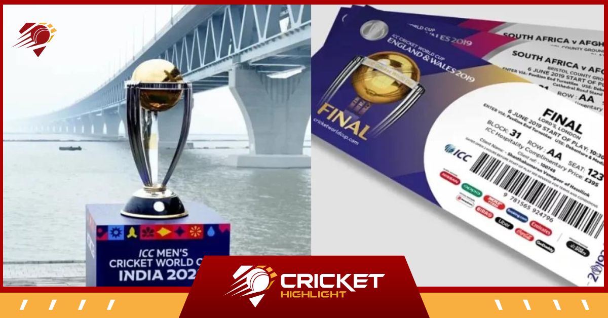 WC 2023 की Final और Semi-Finals Ticket बिक्री के लिए शुरू   WC 2023 की Final और Semi-Finals Ticket बिक्री के लिए शुरू