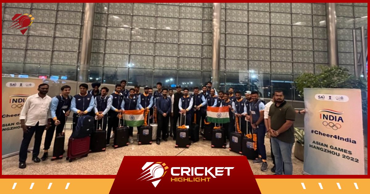 Asian Games:रुतुराज की अगुवाई वाली Team India चीन हुई रवाना  