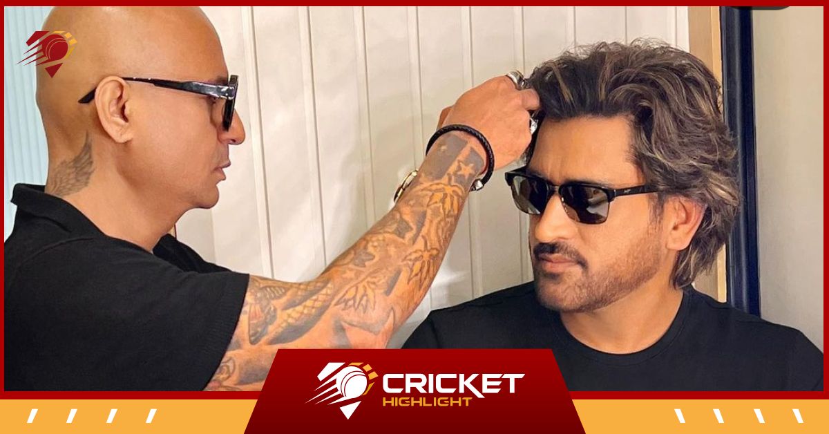 Dhoni का Sports Vintage Hairstyle हो रहा वायरल, आप भी देखें  