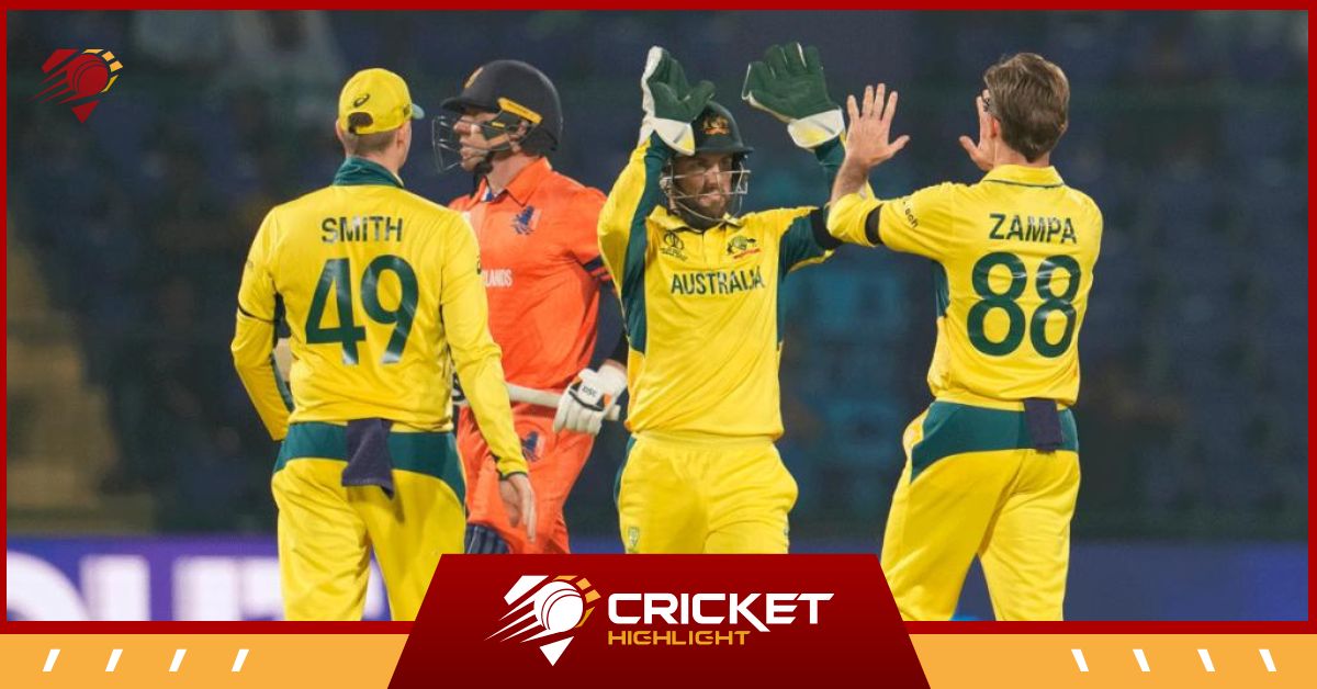 AUS-NED ODI World Cup Match में कुल कितने रिकॉर्ड्स बने?   AUS-NED ODI World Cup Match में कुल कितने रिकॉर्ड्स बने?