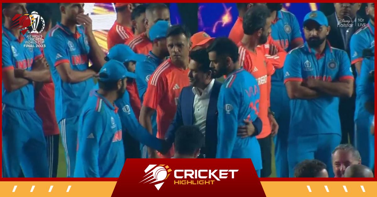 CWC 2023 की हार के बाद रो पड़े पाए रोहित, तो सचिन ने किया  