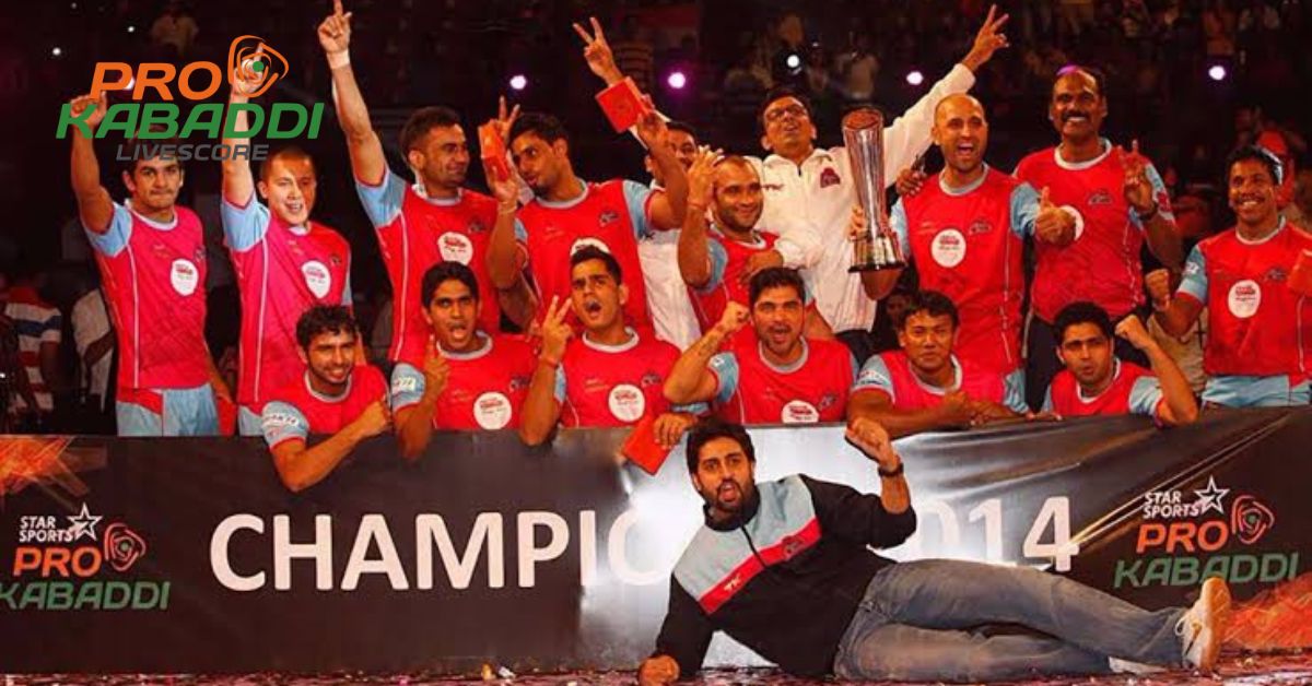 PKL 1 में सभी टीमों का Points Table में क्या स्कोर था?  