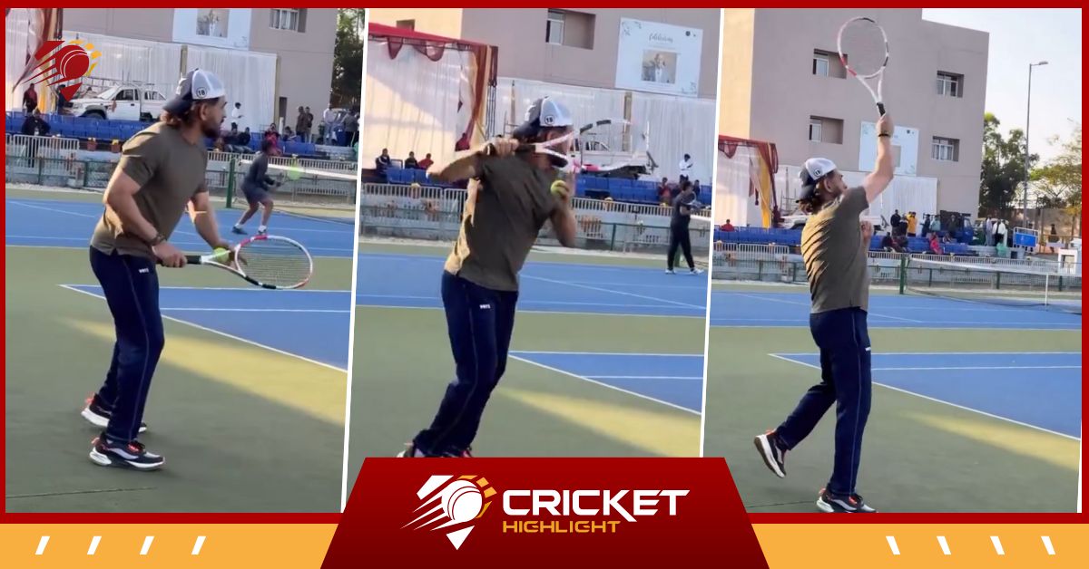 Tennis Court में दिखा MS Dhoni का जलवा, देखें Video   Tennis Court में दिखा MS Dhoni का जलवा, देखें Video