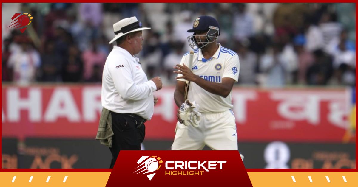 R Ashwin और Umpire के बीच तीखी बहस, क्यों गर्म हुआ माहौल?  