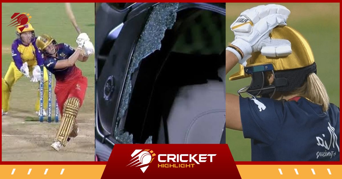 Ellyse Perry के छक्के से टूट गया कार का शीशा, देखें Video  