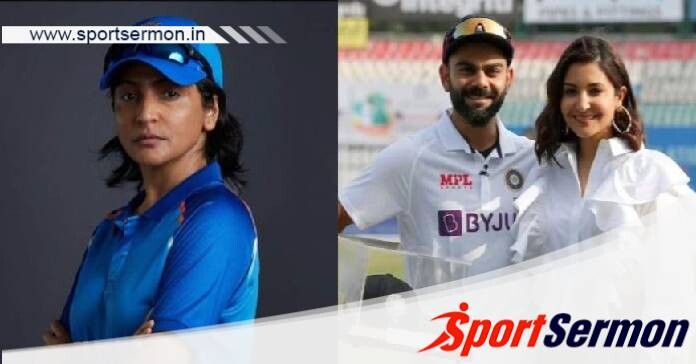 Virat Kohli gives batting tips to wife Anushka Sharma  