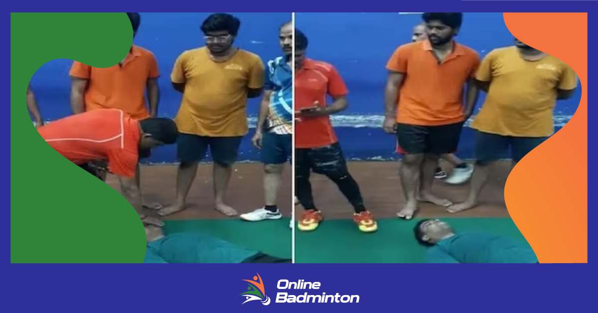 Badminton News Latest: बैडमिंटन खेलते समय गिरा तेलंगाना का शख्स, हार्ट अटैक से हुई मौत   Badminton News Latest: बैडमिंटन खेलते समय गिरा तेलंगाना का शख्स, हार्ट अटैक से हुई मौत