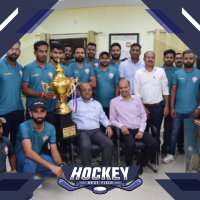 उत्तर मध्य रेलवे की टीम गोल्ड कप की उपविजेता, टीम का हुआ स्वागत  