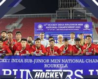 सब जूनियर पुरुष राष्ट्रीय चैंपियनशिप में UP विजेता  