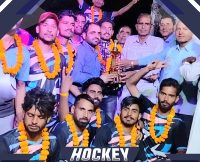 खंडेला टीम के खिलाड़ियों का रींगस में स्वागत, तीन दिवसीय मैच में जीता ख़िताब  