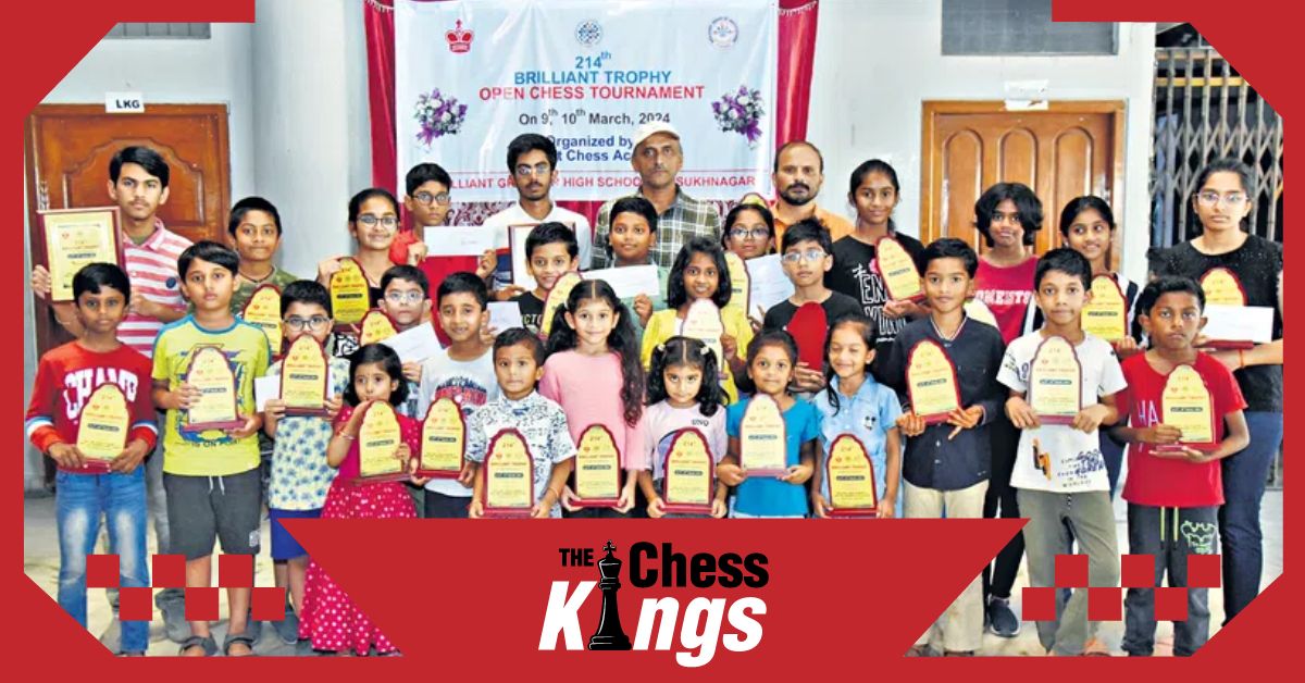 Brilliant Trophy Chess Tournament में शिवांश और सृजन की जीत  