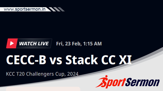 CEC-B vs STX Live Score, Match 49, KCC T20 Challengers Cup  
