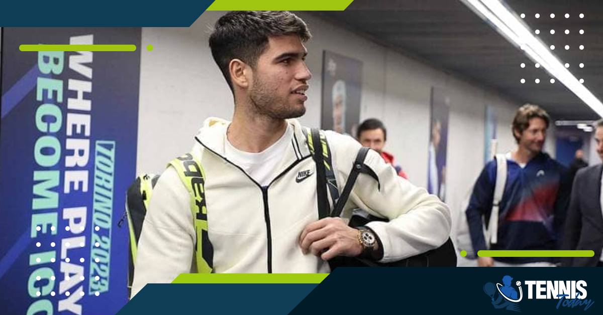 Nitto ATP Finals 2023 के लिए ट्यूरिन पहुंचे Carlos Alcaraz  