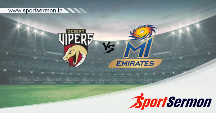 DV vs MIE Live Score, ILt20 Match 15 Prediction  