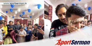 Legend MS Dhoni attends a fan's birthday party at his home!  