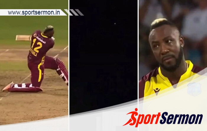 ENG vs WI: Andre Russell Hits Adil Rashid For A Massive Six   ENG vs WI: Andre Russell Hits Adil Rashid For A Massive Six