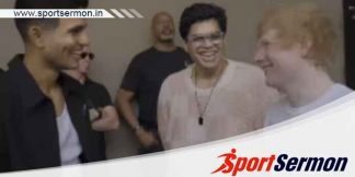 Ed Sheeran plays cricket with Indian cricketer Shubman Gill  