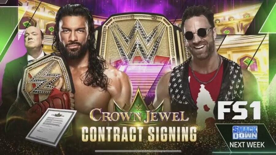 Updated Match Card for Crown Jewel 2023  