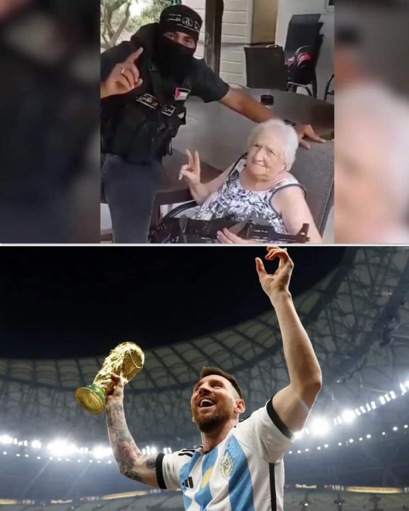 Lionel Messi Saves a 90 Years Old Grandma from Hamas  