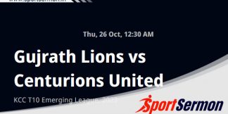 GL vs CU Live Score, SF-1, Kuwait T10 Emerging League, 2023  