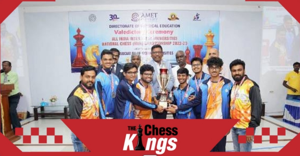 All India Inter University Men Chess Championship 2023 की विजेता बनी एसआरएम आईएसटी, चेन्नई  