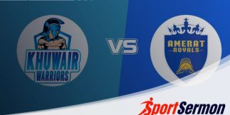 KHW vs AMR Live Score, Match 22, Oman D20 League 2023  