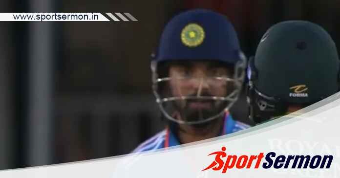 Viral on-field conversation of KL Rahul and Keshav Maharaj  