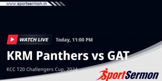 KRM vs GAT Live Score, Semi Final 2 KCC T20 Challengers Cup  