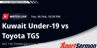 KUW-U19 vs TGS Live Score, Match 26, KCC T20 Elite Cup 2024  