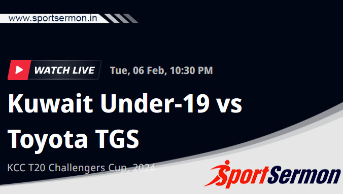 KUW-U19 vs TGS Live Score, Match 26, KCC T20 Elite Cup 2024  