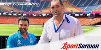 'Haath fracture hoga' Fans react as Rohit Sharma meet Khali  