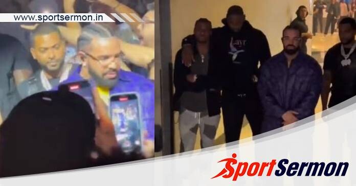 Basketball player LeBron James son hangs out with Drake!  