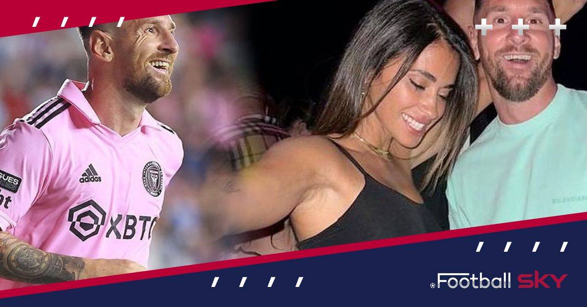 लियोनेल मेसी को पत्नी के साथ किया गया स्पॉट  