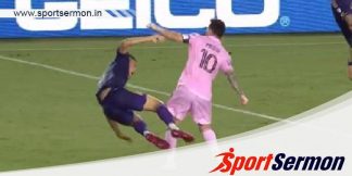 Viral Video of Lionel Messi lashing at Orlando footballer  