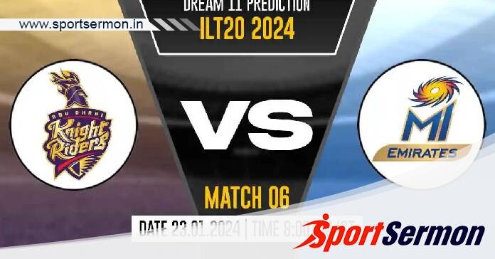MIE vs ADKR Live Score, ILT20 Match 12 Prediction & Preview  